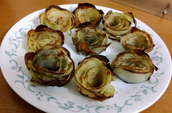 Baked Potato Roses