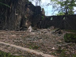 Ruins of buildings on Ross Island