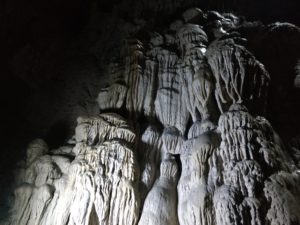 Inside the caves