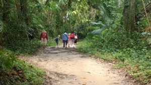 Muddy road starts