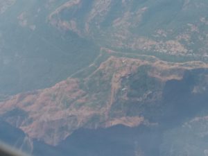 Raigad from flight