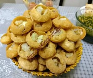 Pani Puri with Sweet Potato